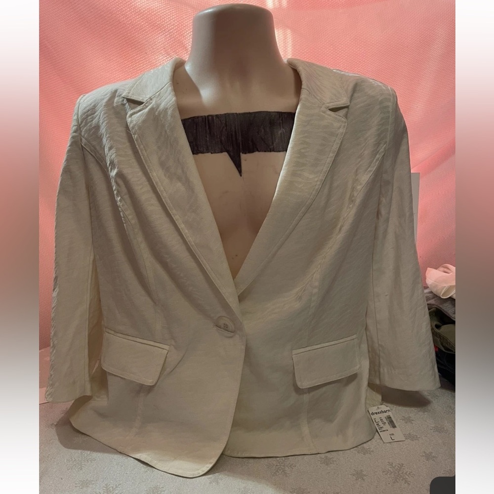 Fox& ALI By DressBarn White Jacket